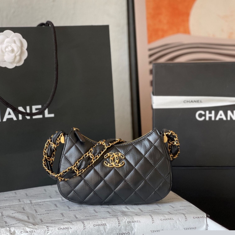 Ch*el top handle bags